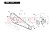 HARLEY-DAVIDSON CVO VR DESTROYER  - VRXSE CHAIN & SPROCKETS