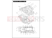 HARLEY-DAVIDSON CVO VR DESTROYER  - VRXSE CRANKCASE - UPPER & LOWER