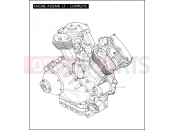 HARLEY-DAVIDSON CVO VR DESTROYER  - VRXSE ENGINE ASSEMBLY - COMPLETE