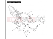 HARLEY-DAVIDSON CVO VR DESTROYER  - VRXSE FRAME & SIDE STAND