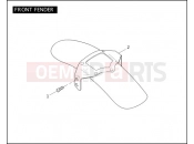 HARLEY-DAVIDSON CVO VR DESTROYER  - VRXSE FRONT FENDER
