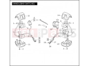 HARLEY-DAVIDSON CVO VR DESTROYER  - VRXSE HANDLEBAR SWITCHES