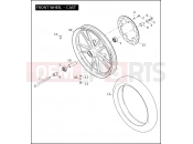 HARLEY-DAVIDSON DYNA STREET BOB  - FXDBI FRONT WHEEL - CAST