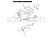 HARLEY-DAVIDSON DYNA SUPER GLIDE  - FXDI TRANSMISSION BEARINGS & SIDE COVERS