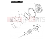 Harley-Davidson 2006 DYNA DYNA LOW RIDER  - FXDLI FRONT WHEEL - LACED