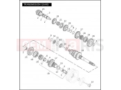 HARLEY-DAVIDSON DYNA WIDE GLIDE  - FXDWGI TRANSMISSION GEARS
