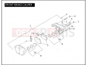 Harley-Davidson 2006 SIDECAR FLHT/I SIDECAR  - SIDECAR FOR FLHT/I FRONT BRAKE CALIPER