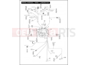 Harley-Davidson 2006 SOFTAIL FAT BOY  - FLSTFI WIRING HARNESS, MAIN - CARBURETED