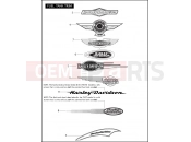 Harley-Davidson 2006 SOFTAIL SOFTAIL STANDARD  - FXST FUEL TANK TRIM