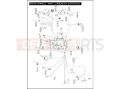HARLEY-DAVIDSON NIGHT TRAIN  - FXSTB WIRING HARNESS, MAIN - CARBURETED (CONTINUED)