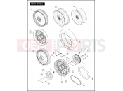Harley-Davidson 2006 SOFTAIL NIGHT TRAIN  - FXSTBI REAR WHEEL