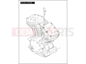 Harley-Davidson 2006 SOFTAIL SOFTAIL STANDARD  - FXSTI ENGINE ASSEMBLY - TWIN CAM 88Bâ¢