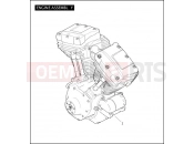 Harley-Davidson 2006 TOURING ELECTRA GLIDE CLASSIC  - FLHTCI ENGINE ASSEMBLY - TWIN CAM 88â¢
