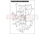 Harley-Davidson 2006 TOURING ULTRA CLASSIC  - FLHTCUI WIRING HARNESS, INTERCONNECT - FLHT & FLHX