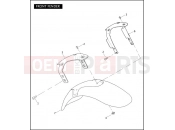 Harley-Davidson 2006 VRSC VRSCD NIGHT ROD  - VRSCD FRONT FENDER