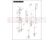 Harley-Davidson 2006 VRSC VRSCD NIGHT ROD  - VRSCD FRONT FORK - VRSCR
