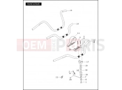 HARLEY-DAVIDSON DYNA SUPER GLIDE  - FXDI HANDLEBAR