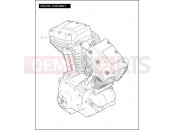 HARLEY-DAVIDSON DYNA LOW RIDER  - FXDL ENGINE ASSEMBLY - TWIN CAM 88â¢