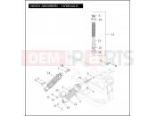 HARLEY-DAVIDSON DYNA WIDE GLIDE  - FXDWG SHOCK ABSORBERS - HYDRAULIC
