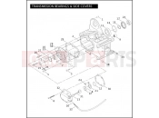 HARLEY-DAVIDSON DYNA WIDE GLIDE  - FXDWG TRANSMISSION BEARINGS & SIDE COVERS