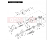 HARLEY-DAVIDSON DYNA WIDE GLIDE  - FXDWG TRANSMISSION GEARS