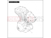 Harley-Davidson 2005 SIDECAR FLHT/I SIDECAR  - SIDECAR FOR FLHT/I ENGINE ASSEMBLY - TWIN CAM 88â¢