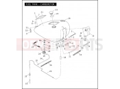 Harley-Davidson 2005 SOFTAIL HERITAGE SOFTAIL CLASSIC  - FLSTC FUEL TANK - CARBURETOR