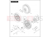 HARLEY-DAVIDSON HERITAGE SOFTAIL CLASSIC SHRINE  - FLSTCI SHRINE FRONT WHEEL (2 OF 2)