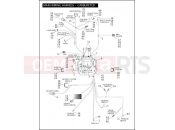 Harley-Davidson 2005 SOFTAIL NIGHT TRAIN  - FXSTB WIRING HARNESS, MAIN-CARBURETED (2 OF 2)