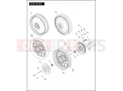 Harley-Davidson 2005 SOFTAIL NIGHT TRAIN  - FXSTBI REAR WHEEL