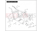 Harley-Davidson 2005 SOFTAIL SPRINGER SOFTAIL  - FXSTSI FRAME & JIFFY STAND