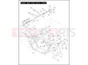 Harley-Davidson 2005 TOURING ROAD KING  - FLHRI FRAME, REAR FORK & JIFFY STAND (2 OF 2)