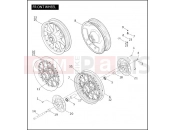 Harley-Davidson 2005 TOURING ROAD KING CUSTOM  - FLHRSI FRONT WHEEL