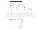 Harley-Davidson 2005 TOURING ELECTRA GLIDE CLASSIC  - FLHTCI WIRING HARNESS - ULTRA SIDECAR