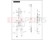 HARLEY-DAVIDSON VRSCA V-ROD  - VRSCA FRONT FORK