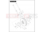 HARLEY-DAVIDSON VRSCA V-ROD  - VRSCA FRONT WHEEL