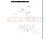 HARLEY-DAVIDSON VRSCA V-ROD  - VRSCA HANDLEBAR & THROTTLE CONTROL