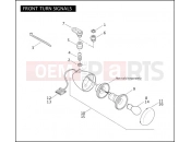 Harley-Davidson 2004 DYNA DYNA LOW RIDER  - FXDL FRONT TURN SIGNALS