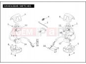 Harley-Davidson 2004 DYNA DYNA LOW RIDER  - FXDLI HANDLEBAR SWITCHES