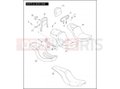 HARLEY-DAVIDSON DYNA WIDE GLIDE  - FXDWGI SEATS & SISSY BAR