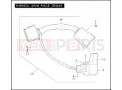 Harley-Davidson 2004 TOURING ROAD KING  - FLHR HARNESS, BANK ANGLE SENSOR