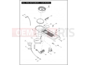 Harley-Davidson 2004 TOURING ELECTRA GLIDE CLASSIC  - FLHTC FUEL TANK INSTRUMENTS - FLHR MODELS