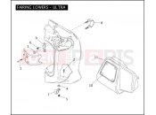 Harley-Davidson 2004 TOURING ULTRA CLASSIC  - FLHTCUI FAIRING LOWERS - ULTRA
