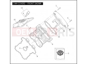 Harley-Davidson 2004 VRSC VRSCA V-ROD 98  - VRSCA 98 CAM COVERS - FRONT SHOWN