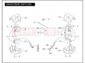Harley-Davidson 2004 VRSC VRSCA V-ROD 98  - VRSCA 98 HANDLEBAR SWITCHES