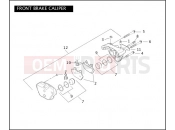HARLEY-DAVIDSON VRSCB V-ROD 98  - VRSCB 98 FRONT BRAKE CALIPER