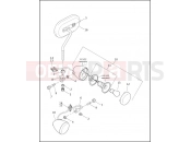 HARLEY-DAVIDSON CVO ROAD KING  - FLHRSEI2 FRONT TURN SIGNALS & MIRRORS