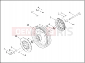 HARLEY-DAVIDSON CVO ROAD KING  - FLHRSEI2 REAR WHEEL