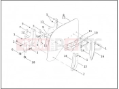 HARLEY-DAVIDSON CVO ROAD KING  - FLHRSEI2 WINDSHIELD