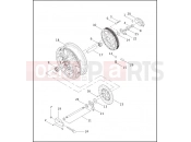 HARLEY-DAVIDSON CVO SOFTAIL DEUCE  - FXSTDSE REAR WHEEL
